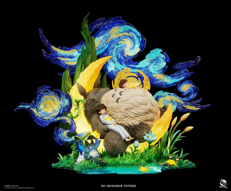 【Pre order】Raven Studio - Totoro Under the Starry Sky