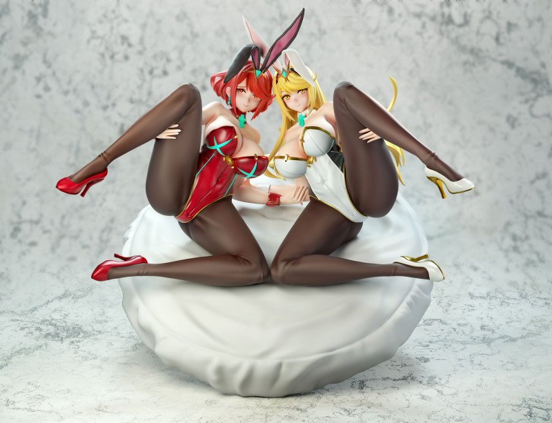 【Pre order】NTR STUDIO 1/6 Scale Bunny Girl Mythra & Pyra