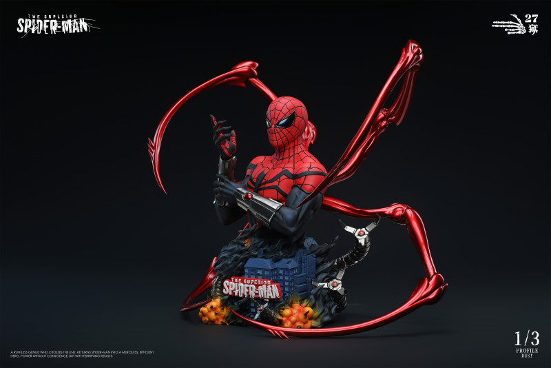 【Pre order】27abyss Studio Superior Spider Man bust