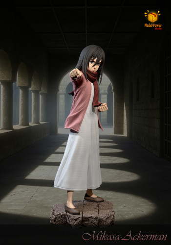 【Pre order】Model Power Studio Kid Mikasa Ackerman