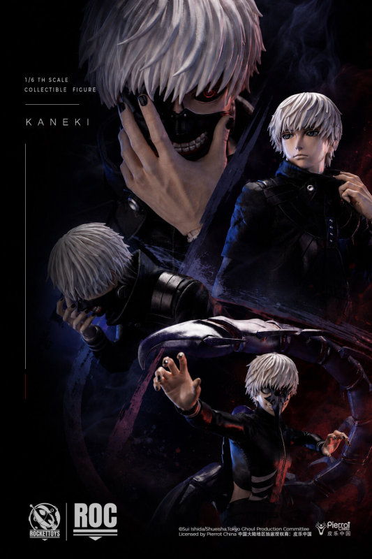 【Pre order】Rocket Toys 1/6 Collectible Figure -Kaneki Ken Battle Suit Ver.X Awakening Ver.ROC-024 ROC-025(Tokyo Ghoul)Copyright
