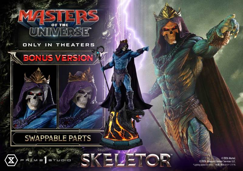 【Pre order】Prime 1 Studio 1/3 Real Masterline Skeletor Masters of the Universe (Copyright)
