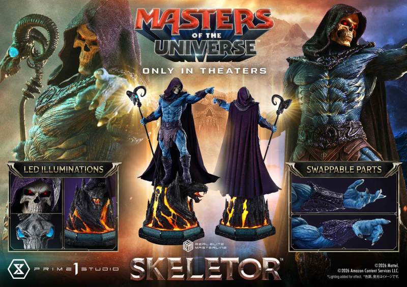 【Pre order】Prime 1 Studio 1/3 Real Masterline Skeletor Masters of the Universe (Copyright)