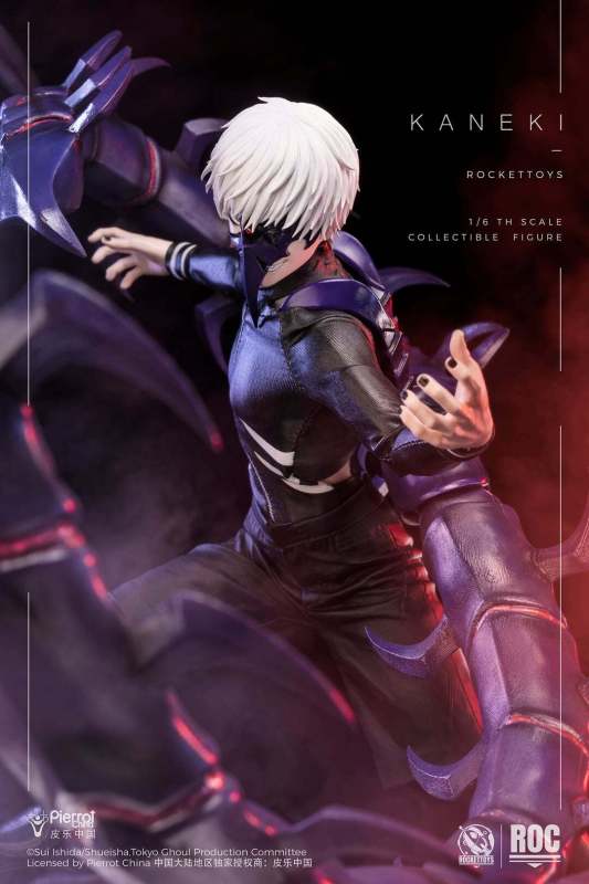 【Pre order】Rocket Toys 1/6 Collectible Figure -Kaneki Ken Battle Suit Ver.X Awakening Ver.ROC-024 ROC-025(Tokyo Ghoul)Copyright