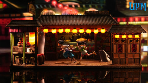 【Pre order】OPM Studio Chihiro Ogino & Haku running with LED
