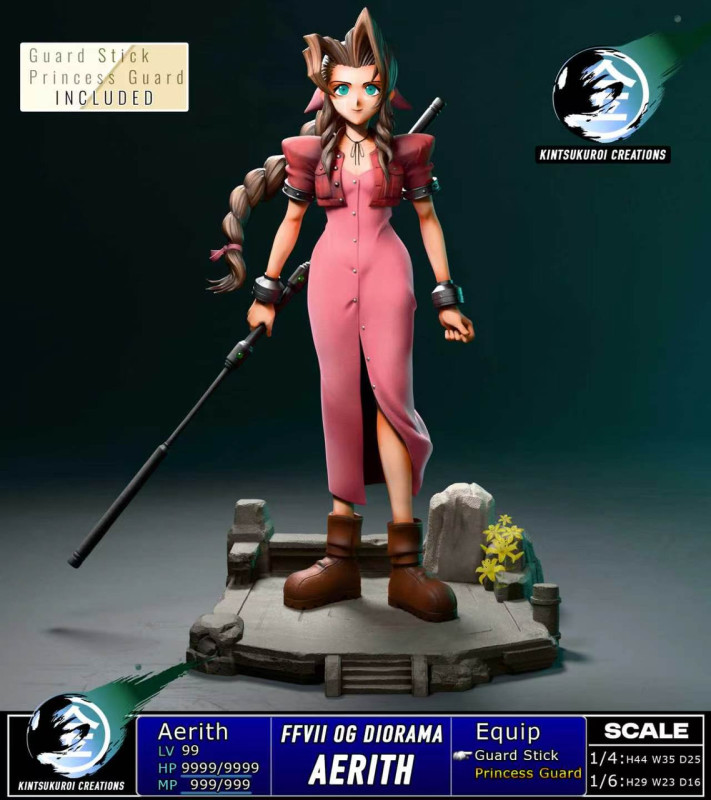 【Pre order】Kintsukuroi Creations Studio Aerith Gainsborough OG FFVII