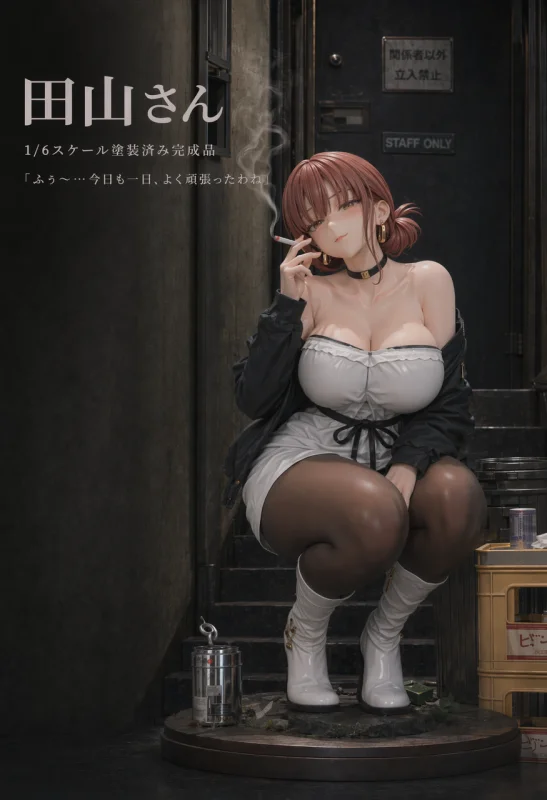 【Pre order】NV Studio Smoking Behind the Supermarket 1/4 Tayama