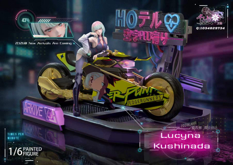 【Pre order】QBYGZ Studio 1/6 Cyberpunk: Edgerunners Motorcycle Lucy
