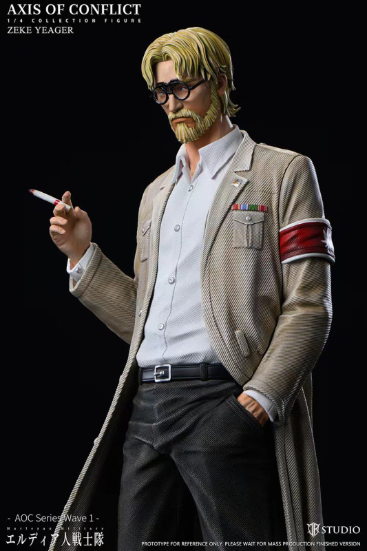 【Pre order】JR Studio 1/4 Zeke Yeager AOC Series Attack On Titan Resin Statue Figure