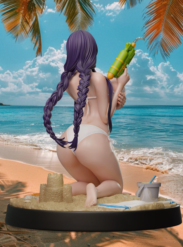 【Pre order】Crow Studio 1/7 Busujima Saeko swimsuit