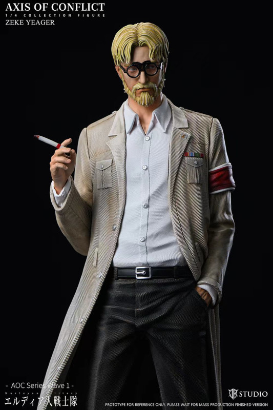 【Pre order】JR Studio 1/4 Zeke Yeager AOC Series Attack On Titan Resin Statue Figure
