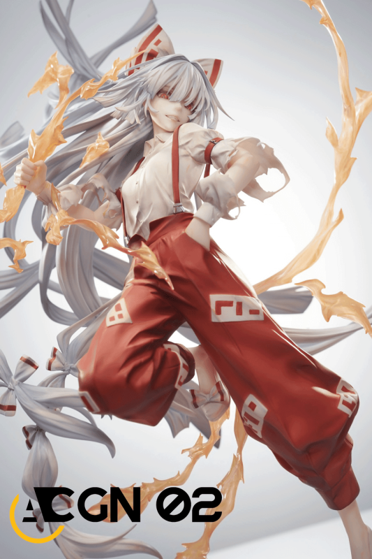 【Pre order】ACGN 02 Studio 1/7 Touhou Project Fujiwara no Mokou Statue