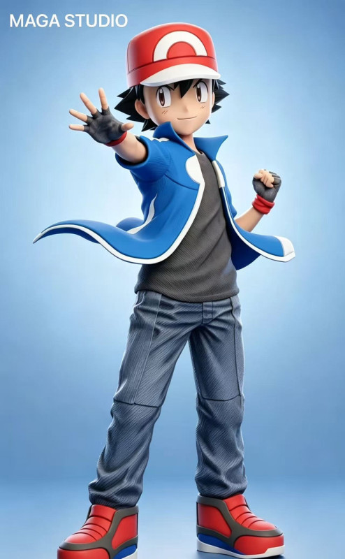 【Pre order】Maga Studio 1/20  Pokemon Ash Ketchum & Greninja