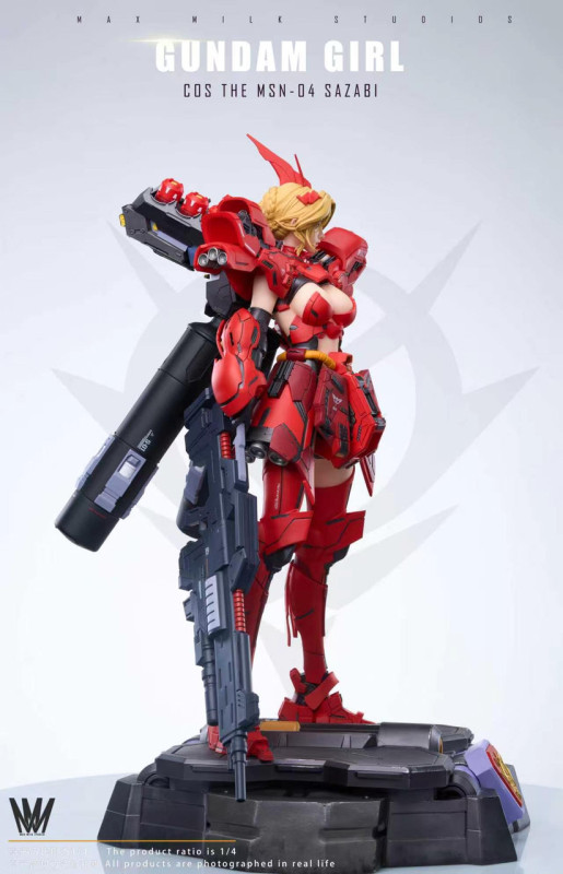 【Pre order】Max Milk Studio 1/4 Resin Statue Gundam Girl MSN-04 Sazabi Cos Ver.