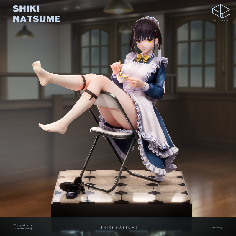 【Pre order】Cast Design 1/6 Natsume Shiki Cafe Stella and the Reaper's Butterfly Maid Ver. Resin Statue