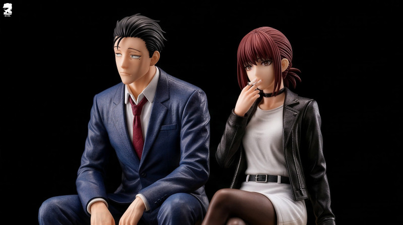 【Pre order】BB Girl Studio 1/6 Resin Statue Behind the Supermarket Smoking With You Sasaki & Yamada
