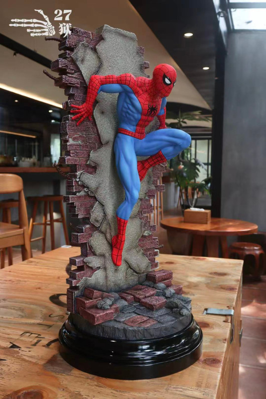 【Pre order】27Abyss Studio1/4 Marvel Comics Spiderman Break Wall Resin Statue
