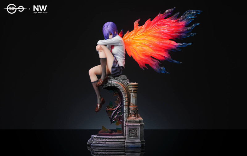 【Pre order】HERA Studio × Night Wing Studio 1/6&1/4 Tokyo Ghoul Touka Kirishima with LED Resin Statue