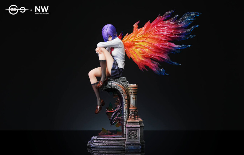 【Pre order】HERA Studio × Night Wing Studio 1/6&1/4 Tokyo Ghoul Touka Kirishima with LED Resin Statue