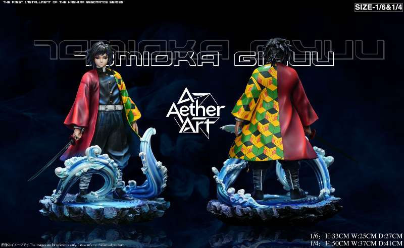 【Pre order】Aether art Studio 1/6 & 1/4 Demon Slayer Tomika Giyuu & Iguro Obanai