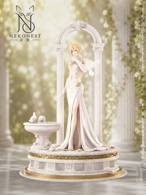 【Pre order】NekoNest Studio 1/6 Scale FF7 Cloud Strife White Dress Statue