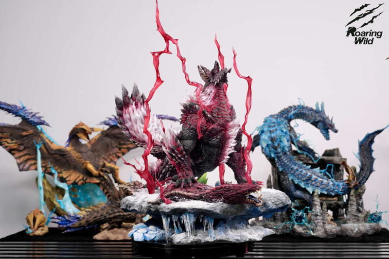 【Pre order】Roaring Wild Studio Monster Hunter Zinogre & Stygian Zinogre & Thunderlord Zinogre