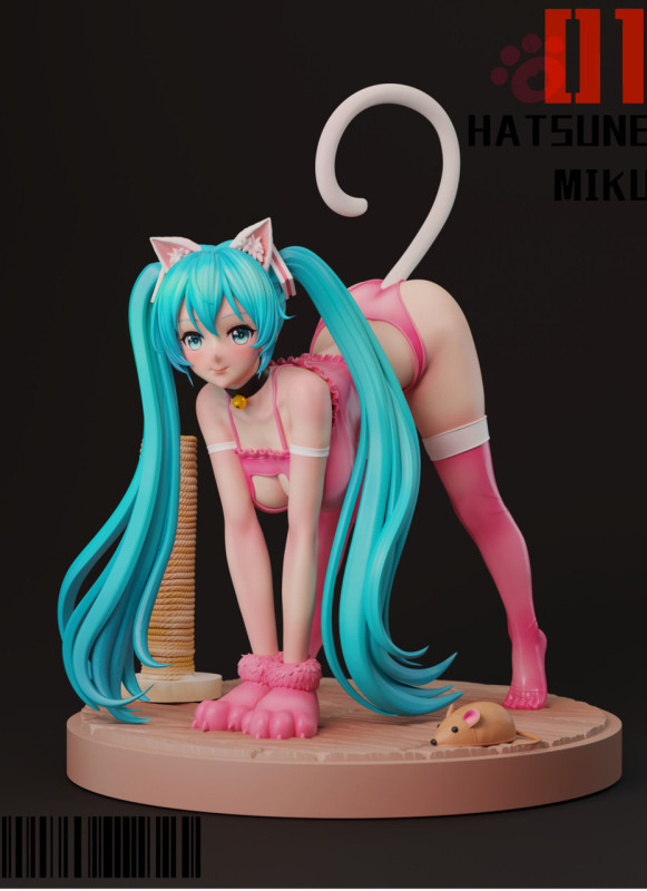 【Pre order】TG Studio cat girl Hatsune Miku Statue