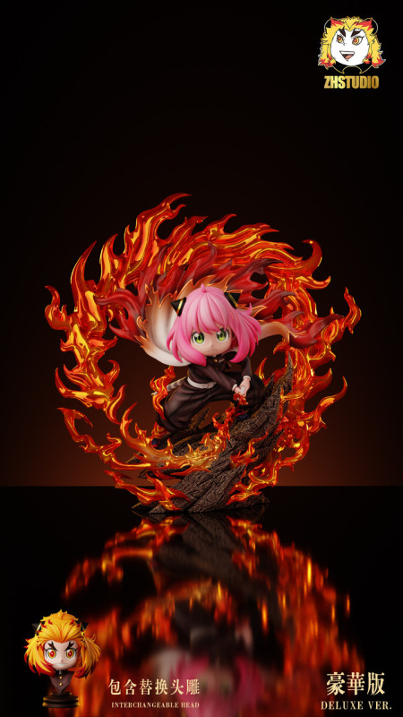 【Pre order】ZH Studio Anya cos Rengoku Kyoujurou crossover statue