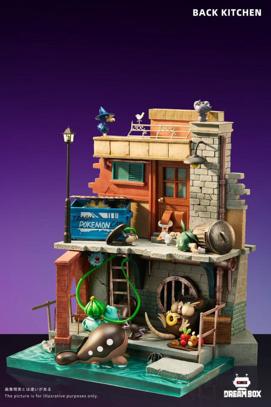 【Pre order】DreamBox Studio 1/20 Pokemon Urban Kitchen Diorama
