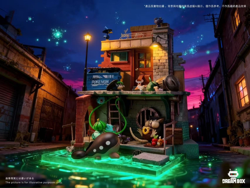 【Pre order】DreamBox Studio 1/20 Pokemon Urban Kitchen Diorama