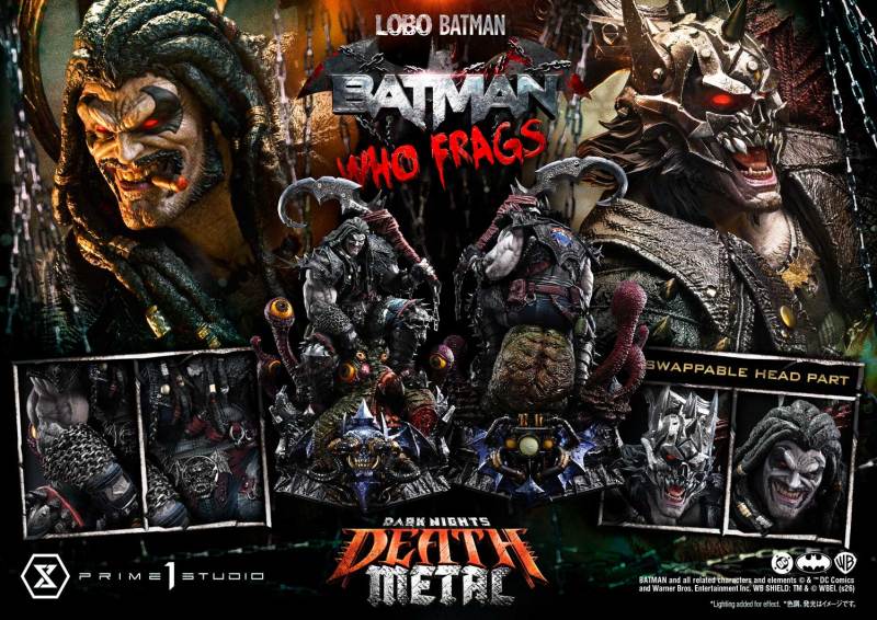 【Pre order】Prime 1 Studio 1/3 Dark Nights Death Metal Batman Who Frags Lobo Batman MMDCMT-16