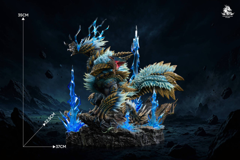 【Pre order】Dragon Realm Studio Monster Hunter World Zinogre & Stygian Zinogre & Thunderlord Zinogre