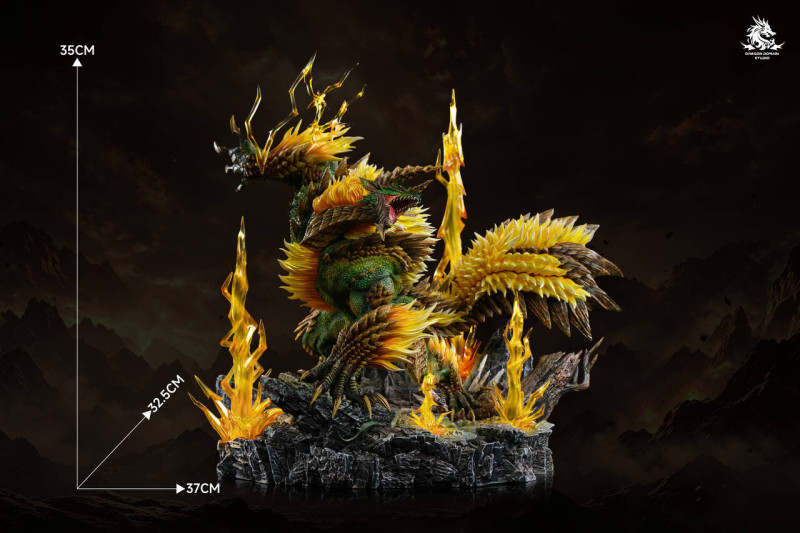 【Pre order】Dragon Realm Studio Monster Hunter World Zinogre & Stygian Zinogre & Thunderlord Zinogre