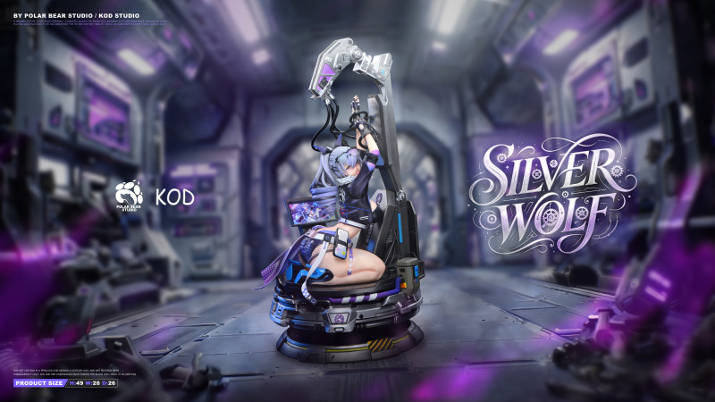 【Pre order】Polar Bear Studio×KOD Studio 1/4 Honkai: Star Rail Silver Wolf