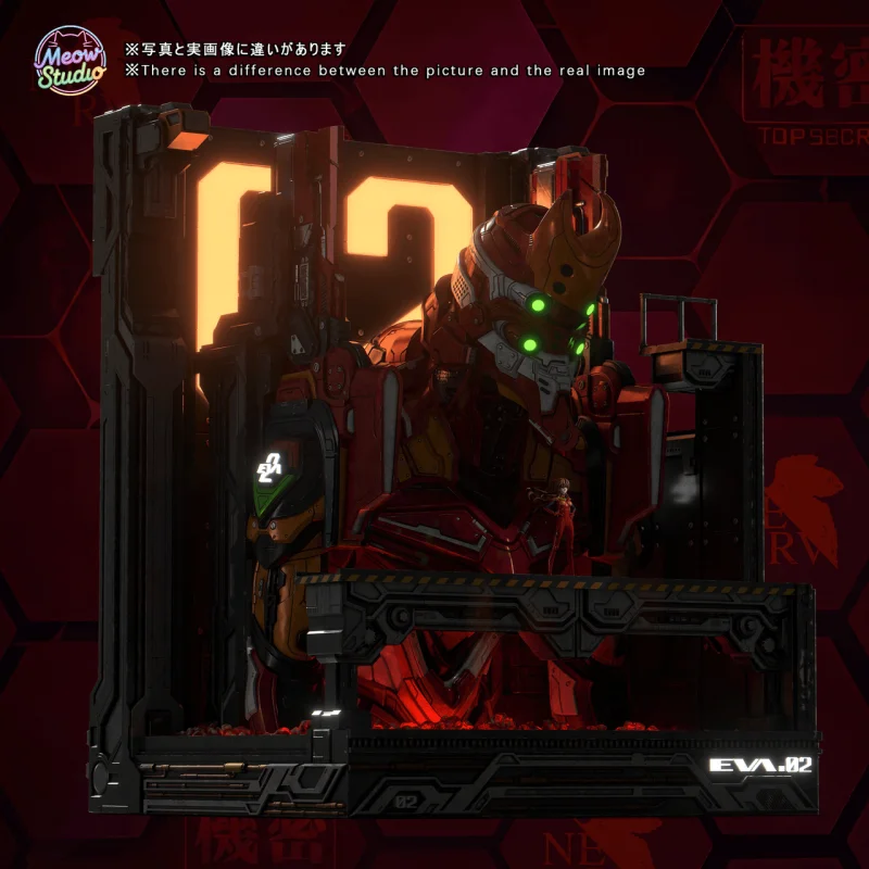 【Pre order】Meow Studio Neon Genesis Evangelion EVA-02 & Asuka with LED