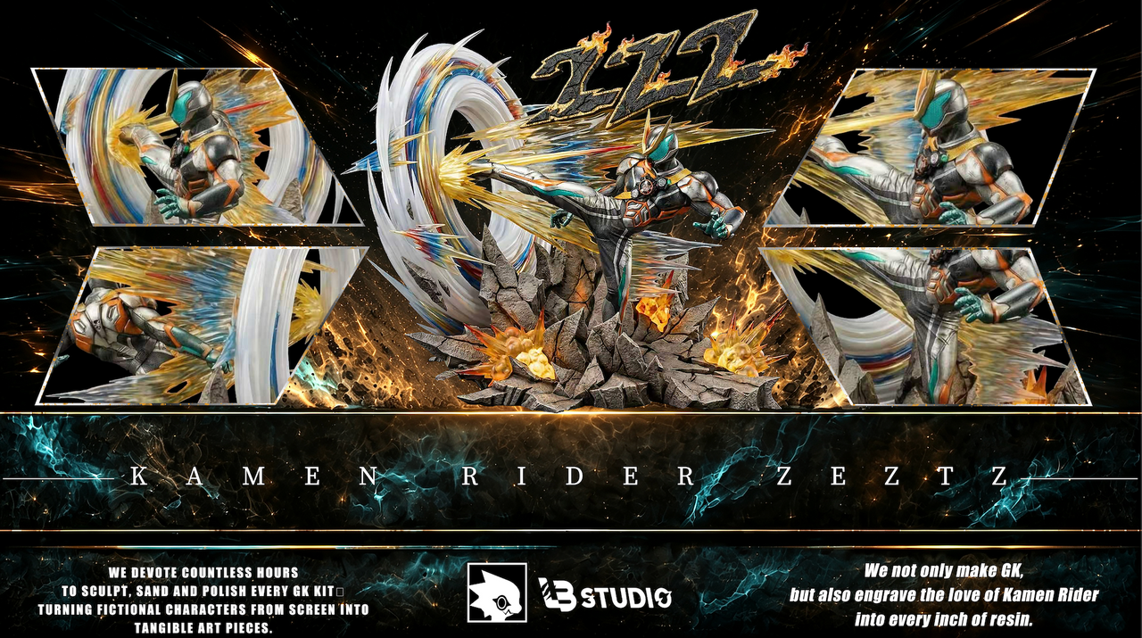 セバス　マジェスタソード Pre order】LB Studio Kamen Rider Zeztz ZZZ Resin Statue