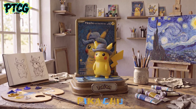 【Pre order】PTCG Studio Pokémon Pikachu cos Vincent van Gogh