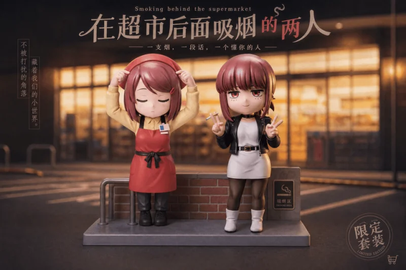 【Pre order】ZhiMeng Studio 1/6 Yamada & Tayama Smoking Behind The Supermarket