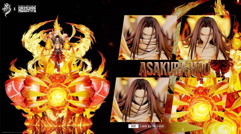 【Pre order】Lue Ying Studio x Demons Studio Collector's Statue 002 Asakura Hao Shaman King