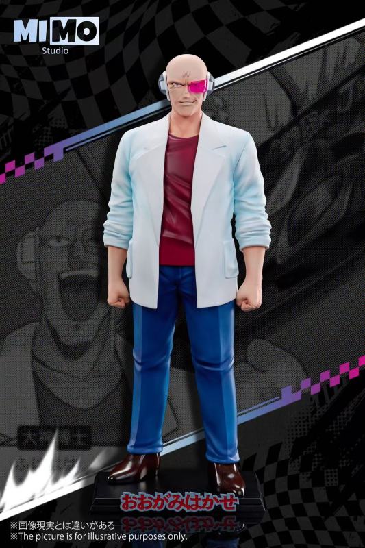 【Pre order】Mimo Studio Bakusō Kyōdai Let's & Go!! Dr. Ogami  &  J Resin Statue