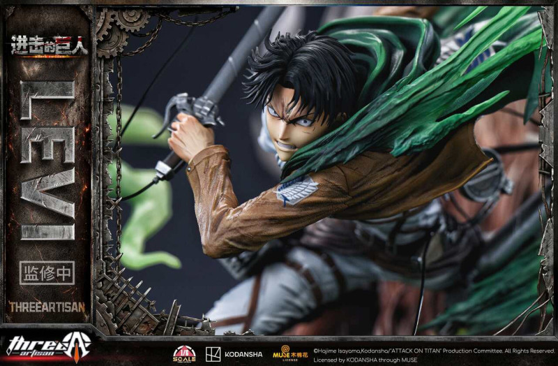 【Pre order】ThreeArtisan Studio 1/6 Attack On Titan Levi Ackerman with LED Licensed
