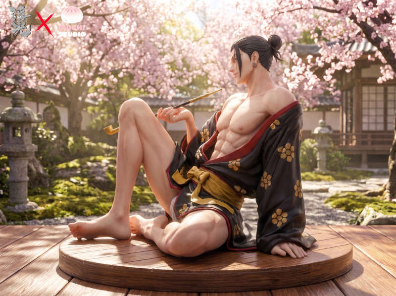 【Pre order】Floating Light × Mochi Studio Jujutsu Kaisen Geto Suguru Cherry Blossom Yukata Ver.