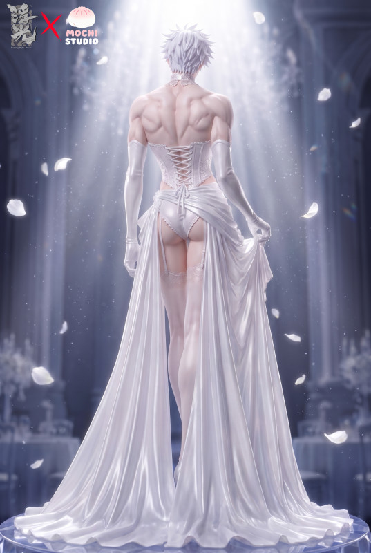 【Pre order】MOCHI Studio X Floating Light Studio Handsome Men Wedding Gown Cos Series 001 Satoru Gojo Jujutsu Kaisen