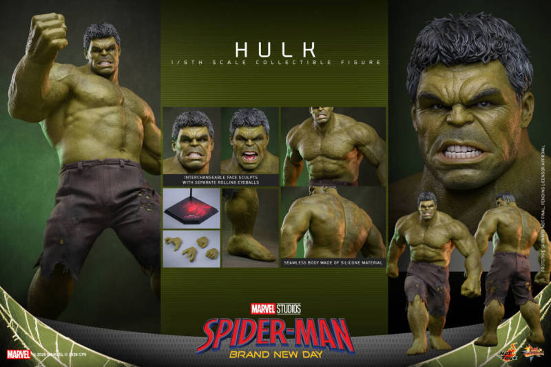 【Pre order】Hot Toys Studio 1/6 Spider Man Brand New Day Hulk Collectible Figure MMS905 (Licensed)