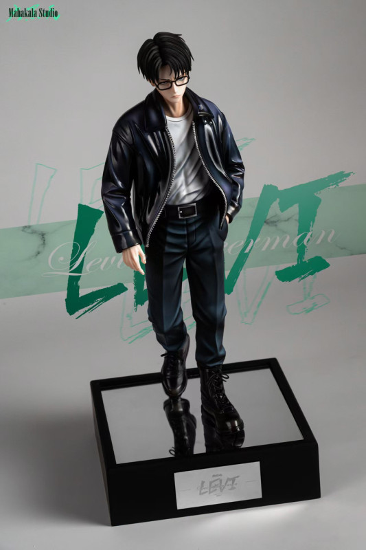 【Pre order】Mahakala Studio 1/6 attack on titan Levi & Erwin Smith black leather jacket