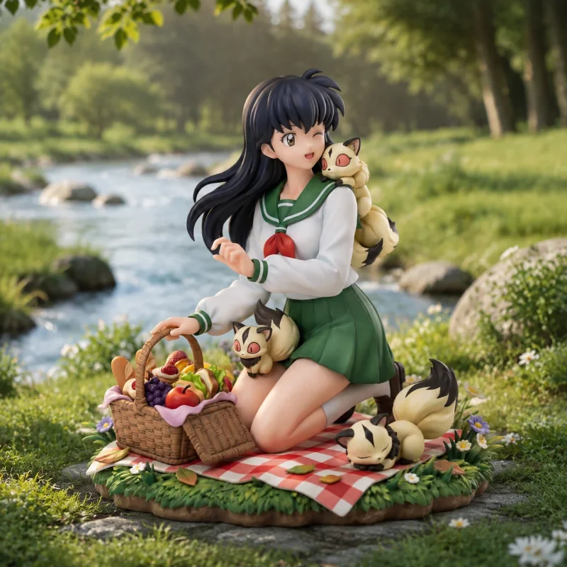 【Pre order】LS Studio 1/6 Inuyasha Kagome Higurashi & Kirara