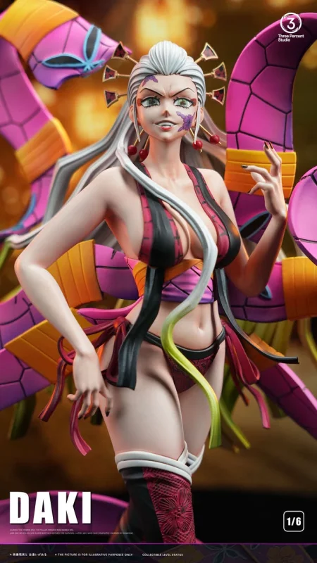 【Pre order】Three Percent Studio 1/6 Demon Slayer Kimetsu no Yaiba Daki with LED