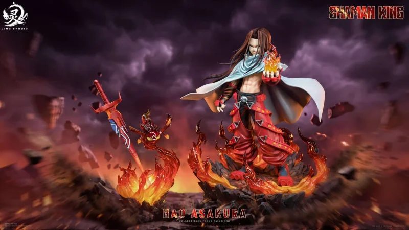 【Pre order】Ling Studio 1/6 Shaman King Hao Asakura with LED
