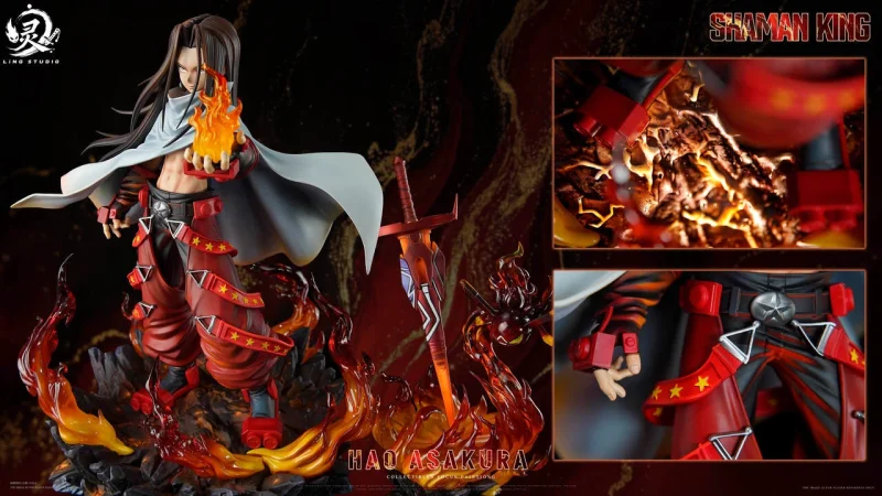 【Pre order】Ling Studio 1/6 Shaman King Hao Asakura with LED