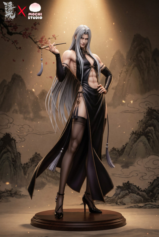 【Pre order】Floating Light × MOCHI Studio Final Fantasy VII Cloud & Sephiroth cheongsam
